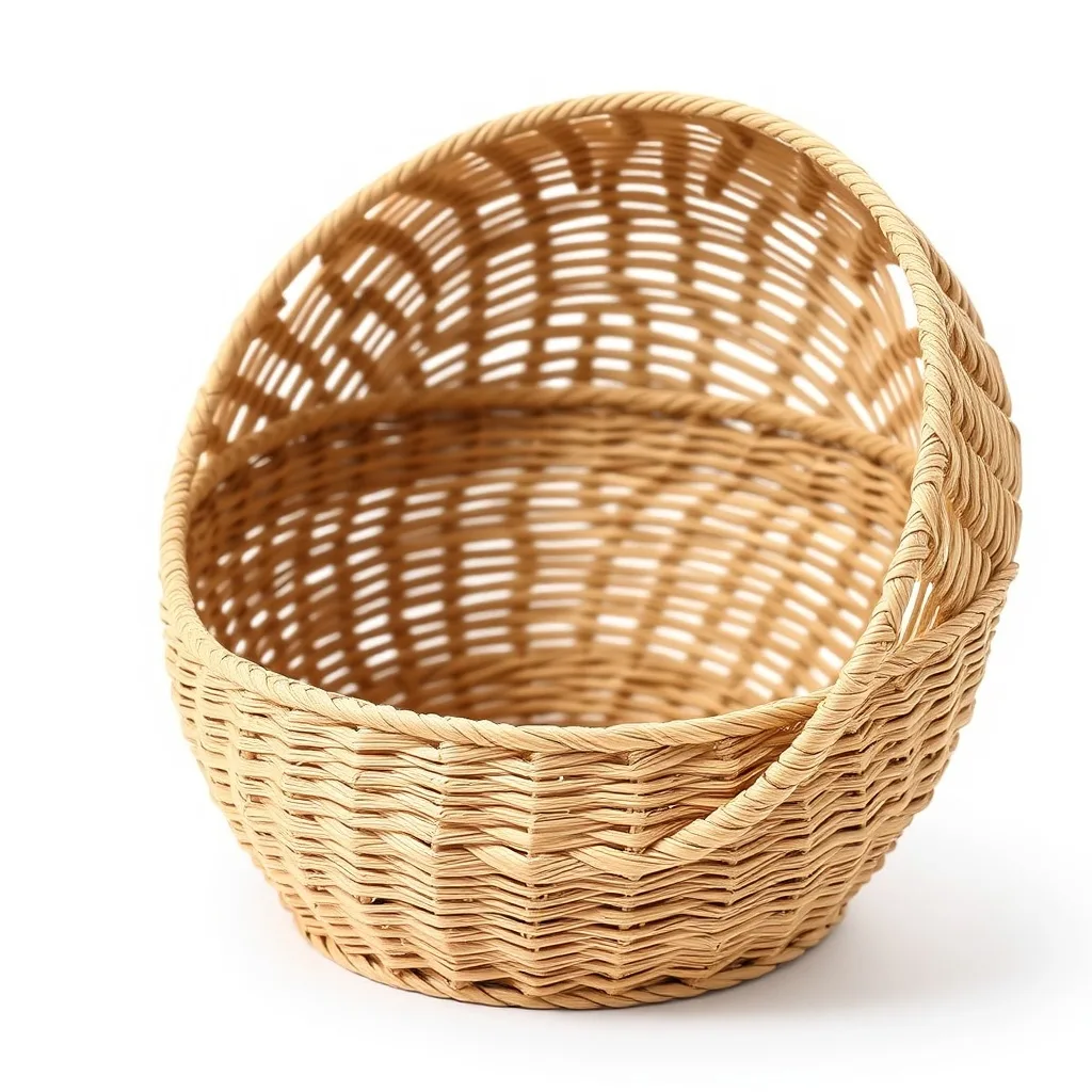 Corbeille décorative ronde jonc de mer pour boutique déco et fleuriste en gros